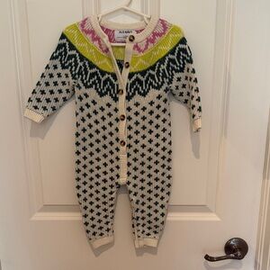 Old Navy Kids One Piece - Cream, Green, and Pink